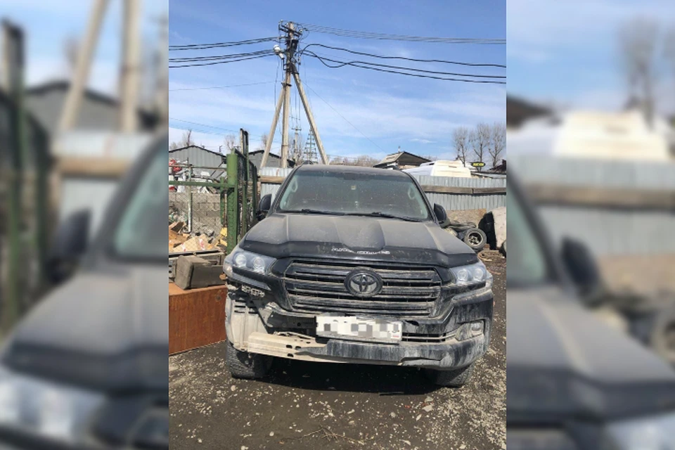 В Иркутске у пьяного водителя конфисковали Toyota Land Cruiser.