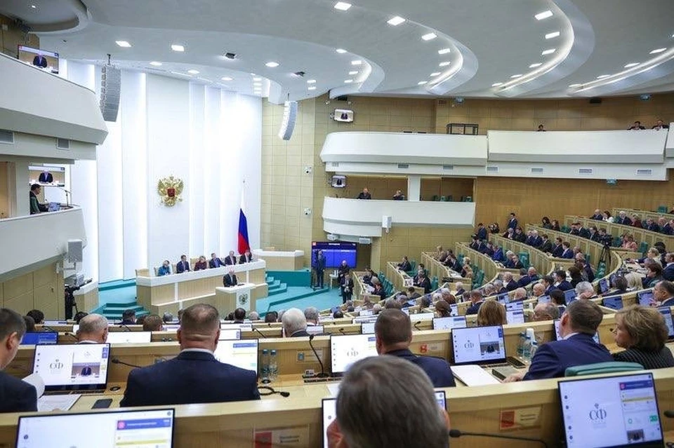 Вопрос о поддержке Макеевки был поднят в рамках «Часа субъекта» в Совфеде. Фото: ТГ/Волошин