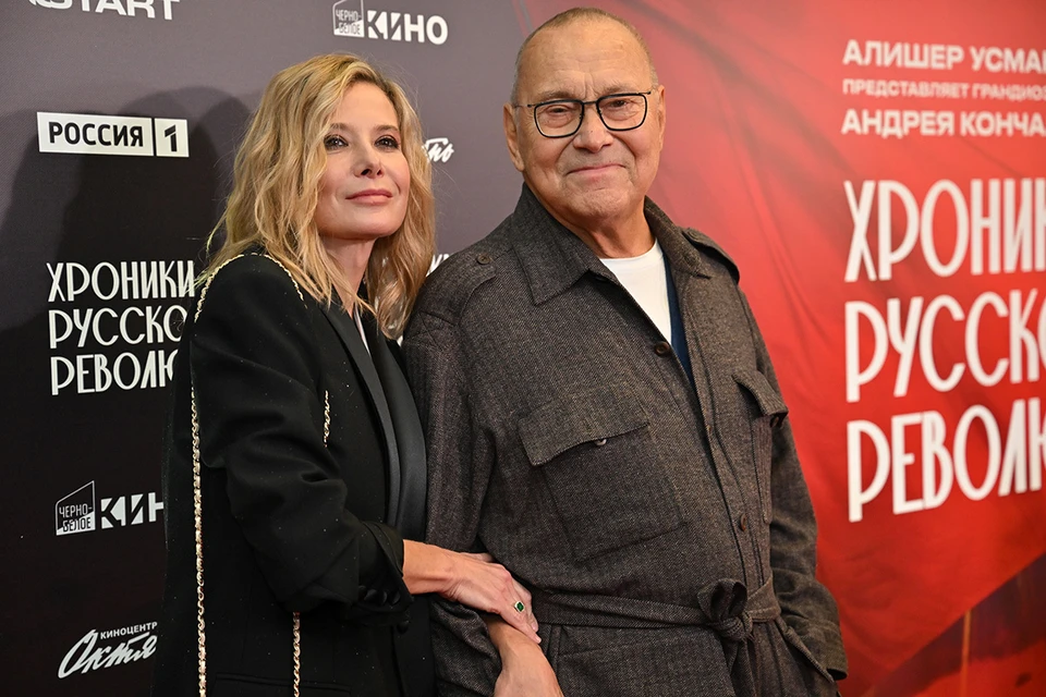 Юлия Высоцкая и Андрей Кончаловский