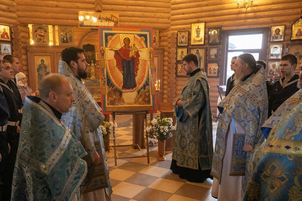 Икона вскоре украсит восстанавливаемый Собор в честь Покрова Пресвятой Богородицы. Фото: ТГ/Кольцов