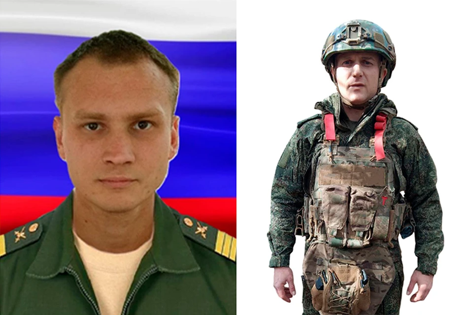 Гвардии сержант Валерий Сафин и гвардии младший сержант Юрий Томко