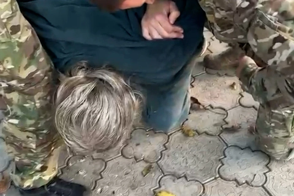 Изгнанного священника задержали. Фото: скриншот видео УФСБ