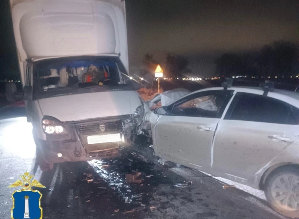 В Ульяновской области лоб в лоб столкнулись «ГАЗель» и «Хендай». Фото: Госавтоинспекция УО