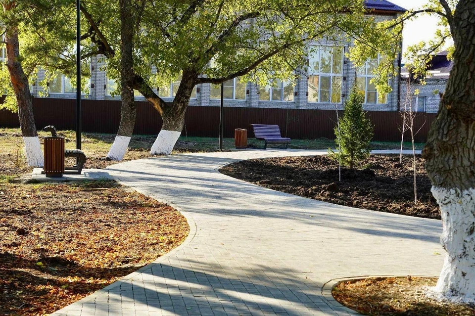 В Крымске благоустроили парк 50-летия Великого Октября Фото: министерство ТЭК и ЖКХ Краснодарского края