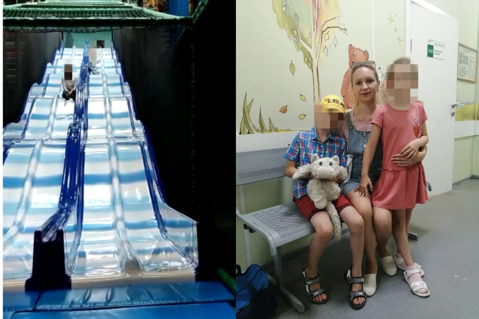 Дети могли повредить спину на опасной горке. Фото: Предоставлены родителями потерпевших