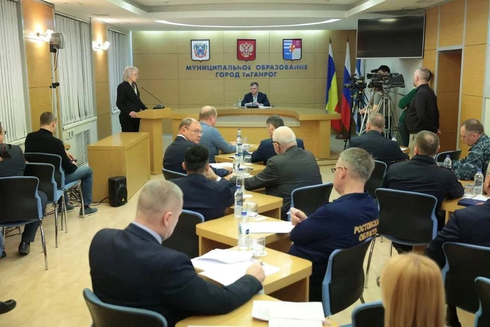 Глава Таганрога напомнила о запрете фото и видео после атаки беспилотников. Фото: Telegram-канал губернатора.