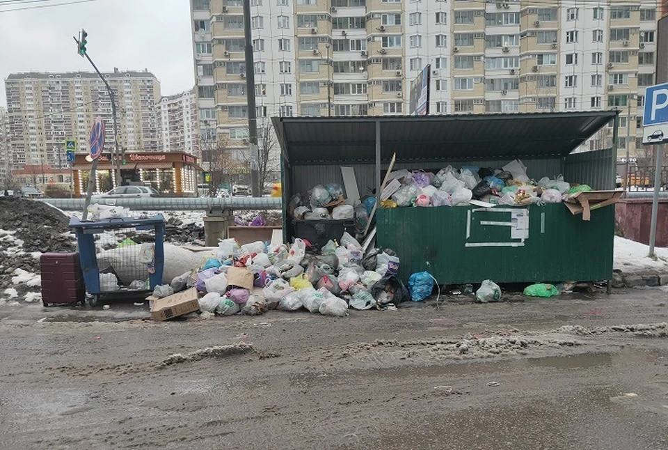 Рядом с площадками зафиксированы навалы отходов.