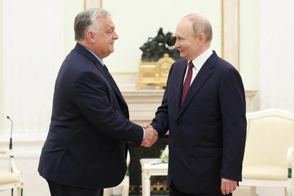 Орбан анонсировал встречу с президентом Путиным в Москве 28 ноября