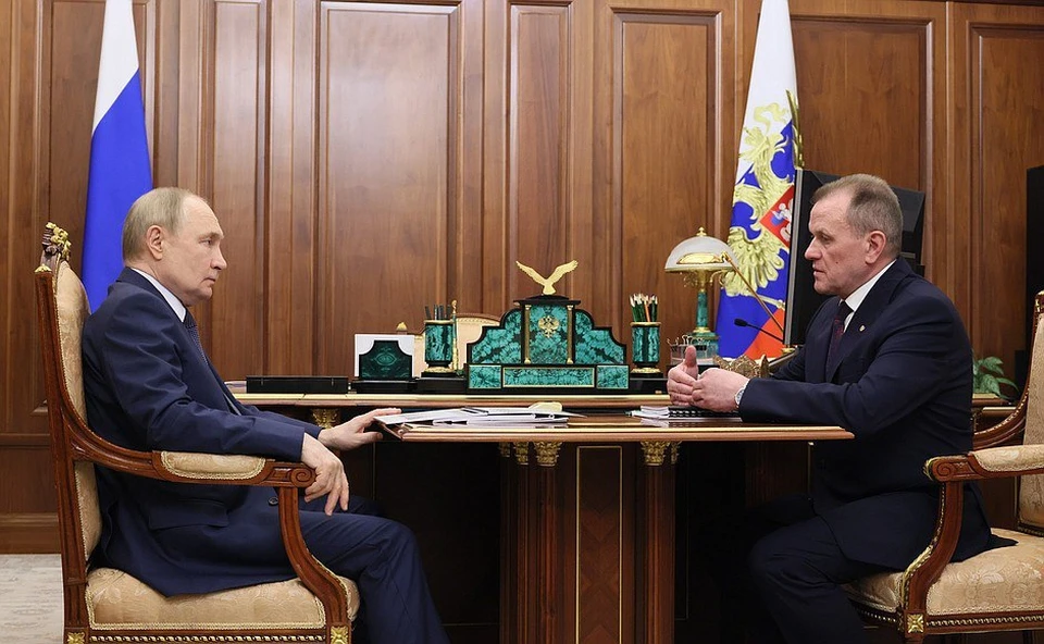 Аркадий Гостев выступил с докладом Владимиру Путину