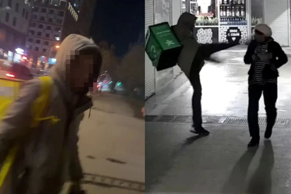 Все материалы в полицию для расследования. Фото: Предсотавлено потерпевшей // Кадр с камер наблюдения, опубликованный в "АСТ-54".