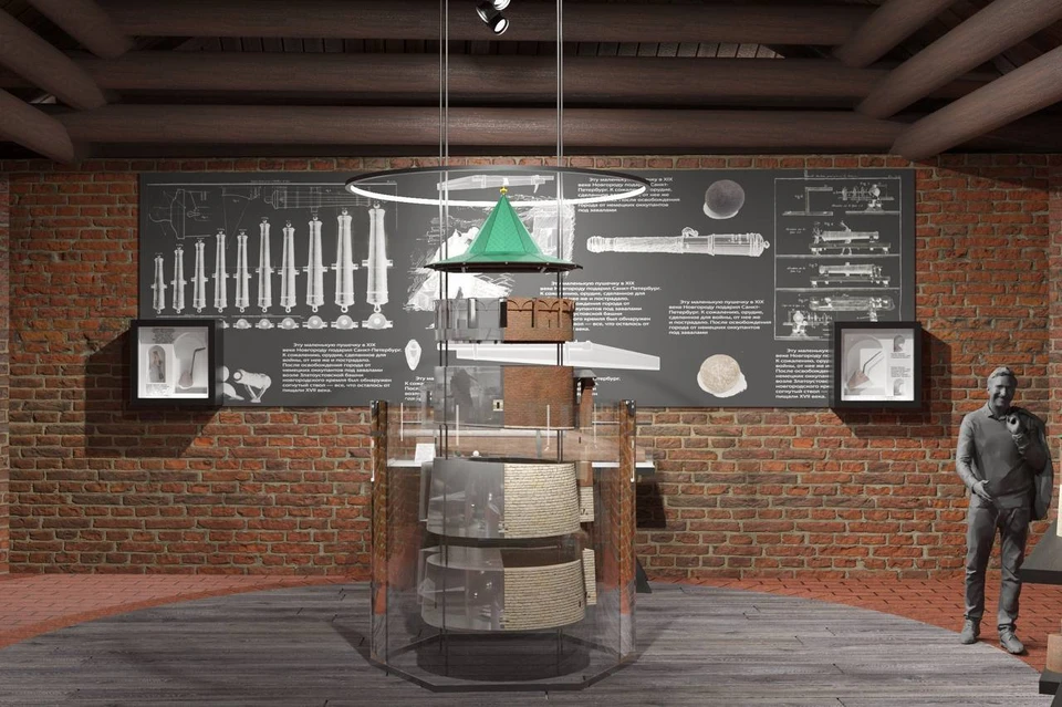 Музей откроют в Коромысловой башне Нижегородского кремля в 2026 году. Фото: телеграм-канал Глеба Никитина