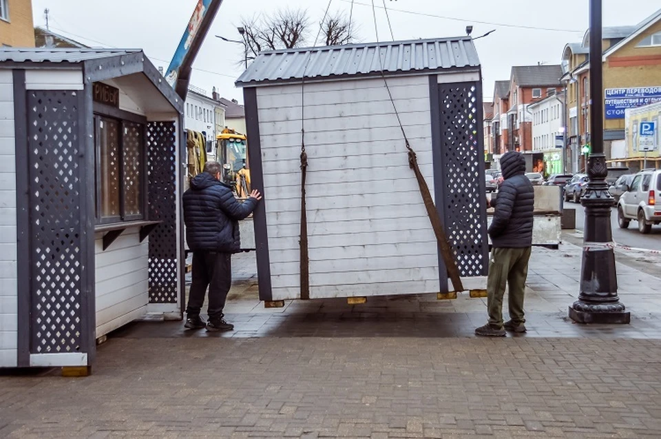 В центре Твери установят 11 павильонов. Фото: администрация города Твери