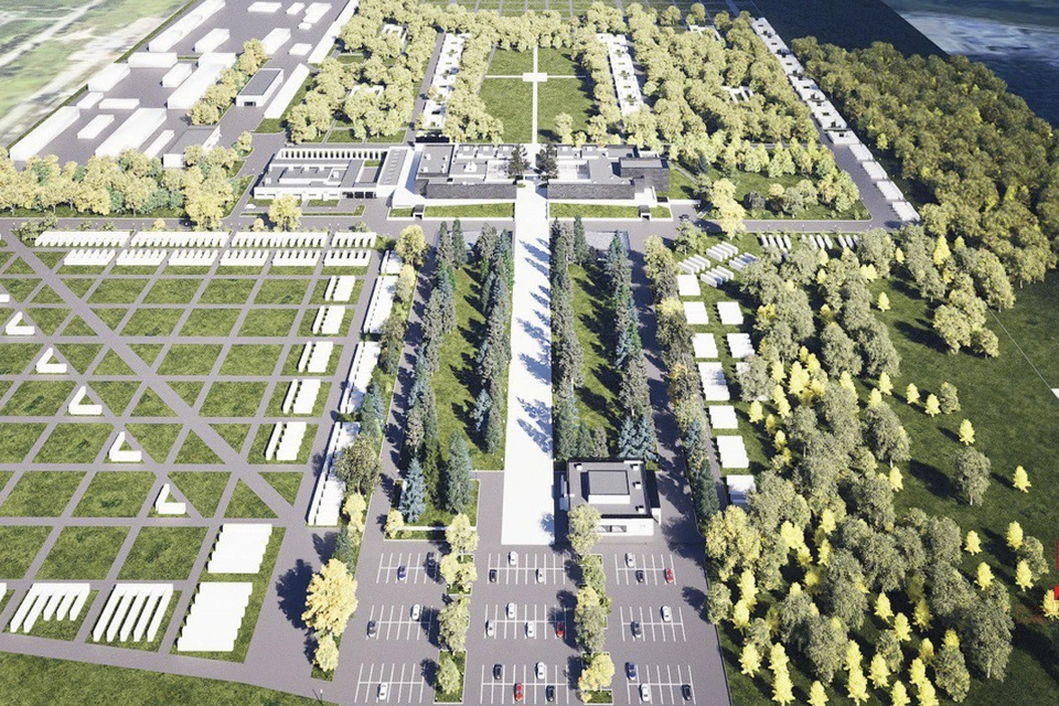 Один из вариантов реконструкции крематория. Фото: t.me/kga_spb