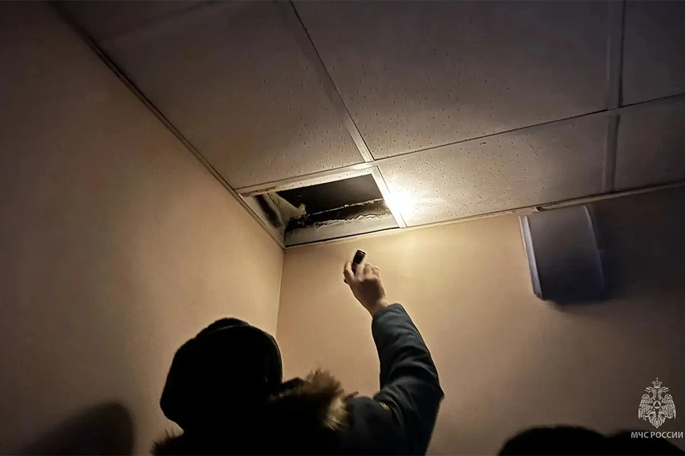 В Одном из кабинетов произошло короткое замыкание