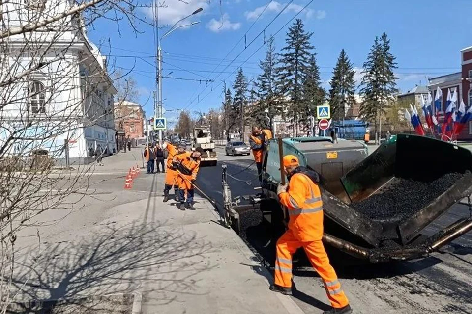 Ремонт дорог в Барнауле