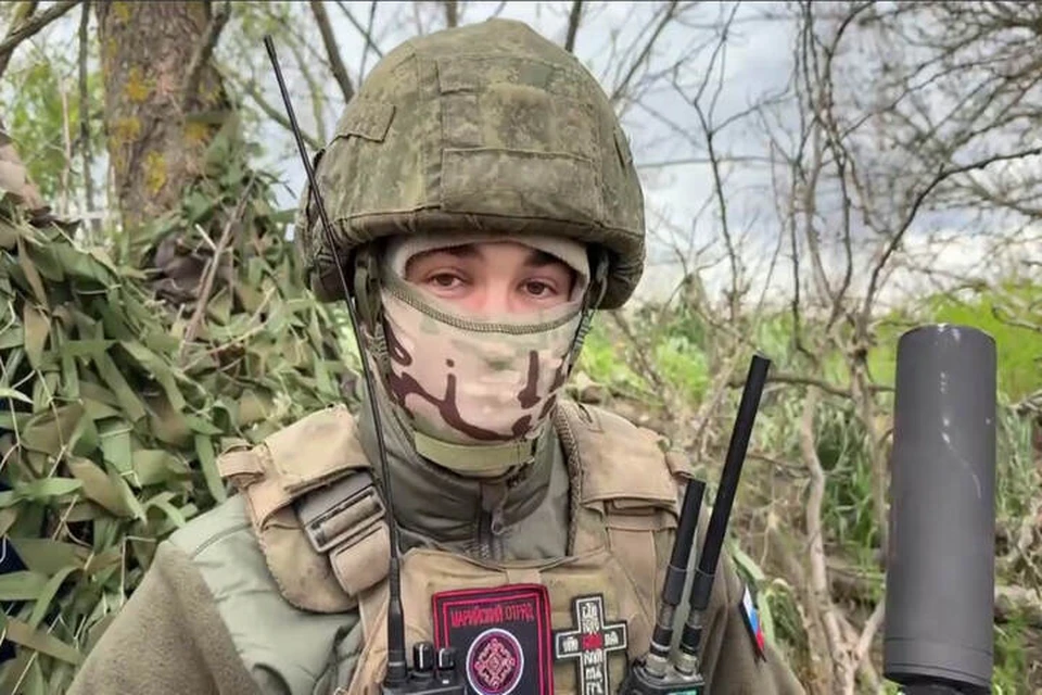 Штурмовик "Чайка" в свободное время молится и поет песни на марийском языке. Фото: Народный фронт ЗО