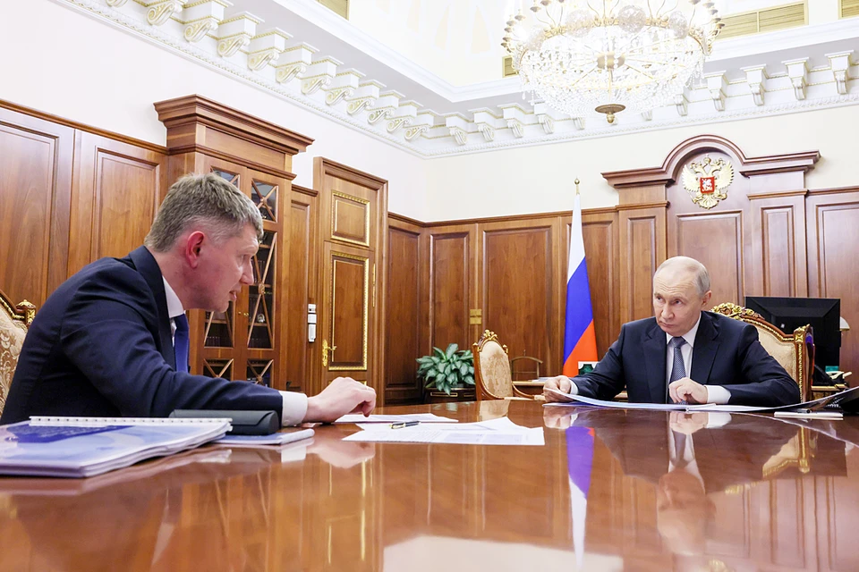 Начал Решетников с экономики в целом. Фото: Михаил Метцель/ТАСС