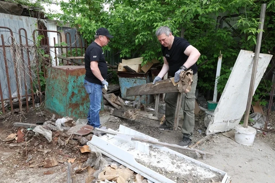 Уборка прошла в разных районах города Фото: администрация Самары
