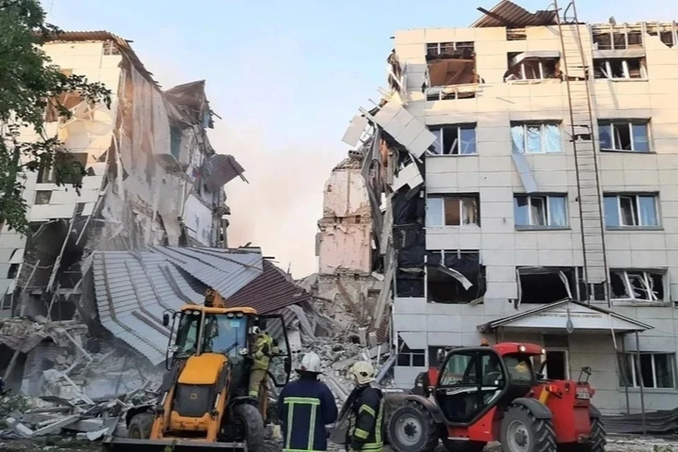 Лантратова показала обстановку у колледжа в Старобельске после атаки ВСУ Фото: Леонид Пасечник @ МАКС