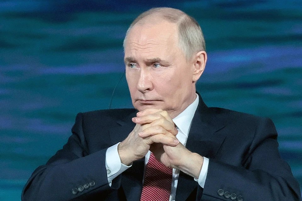Владимир Путин заявил, что Россия без сомнений добьется освобождения Донбасса. Фото: Владимир Смирнов/ТАСС