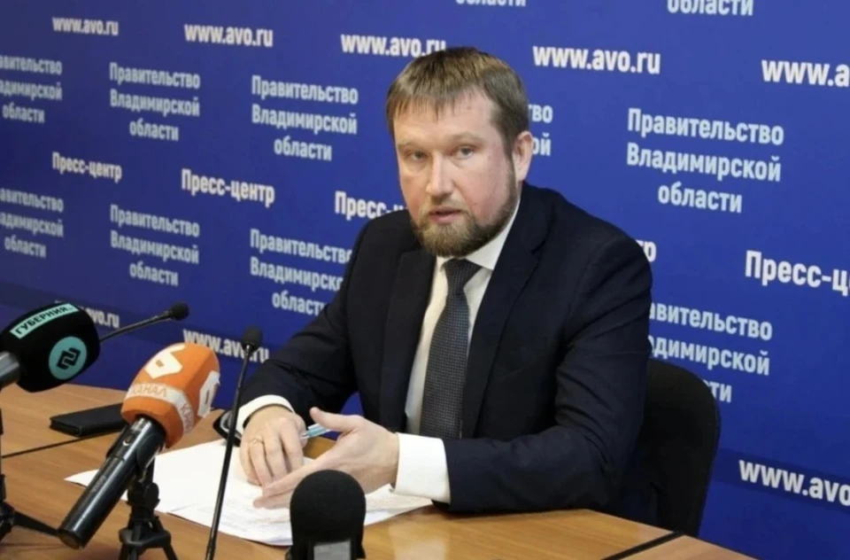 Министр природопользования 33 региона Юрий Самодуров. Фото из соцсетей Правительства Владимирской области.