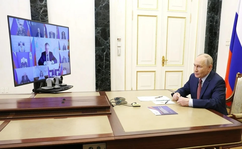 Владимир Сальдо принял участие в совещании с Владимиром Путиным.