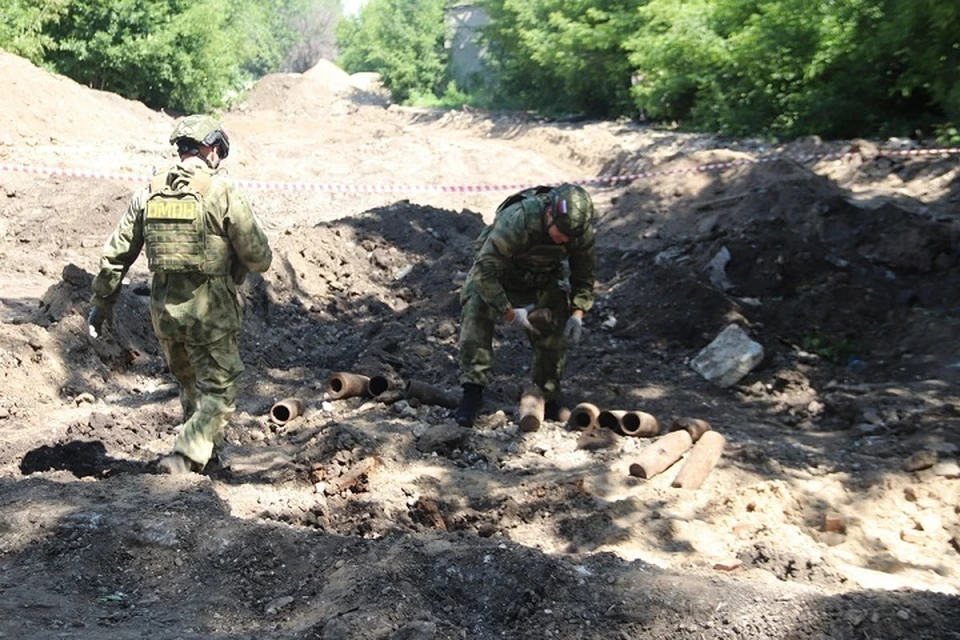 Примерно половина из снарядов содержала взрывчатые вещества и представляла опасность / Фото: Управление Росгвардии по Самарской области