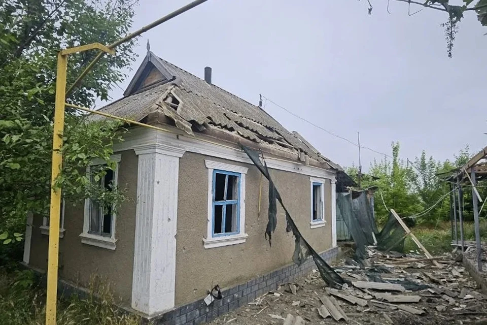 Последствия атаки ВСУ Фото: канал МАХ Руслана Хоменко