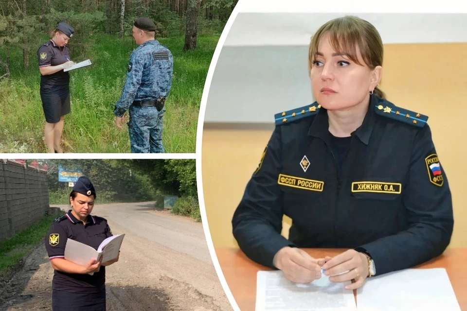 Капитан внутренней службы отделения Ольга Хижняк дала эксклюзивное интервью «КП». Фото: специализированное отделение судебных приставов по Томской области ГМУ ФССП России