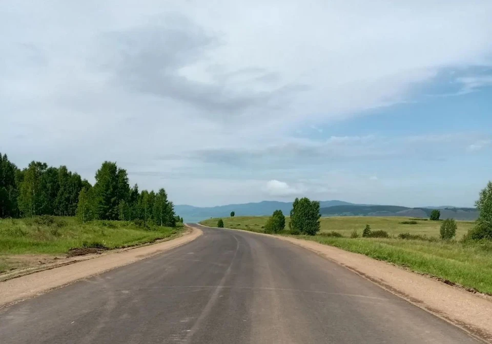 Работы идут на трехкилометровом участке трассы Ачинск – Ужур – Шира – Троицкое