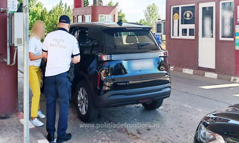 На румынской границе задержали преступницу из Молдовы. Фото:politiadefrontiera.ro