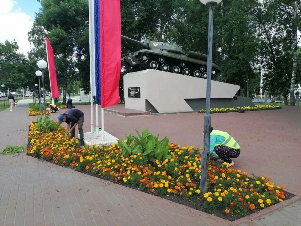 В Ульяновске избавили от сорняков цветники. ФОТО: Центр по благоустройству и озеленению Ульяновска