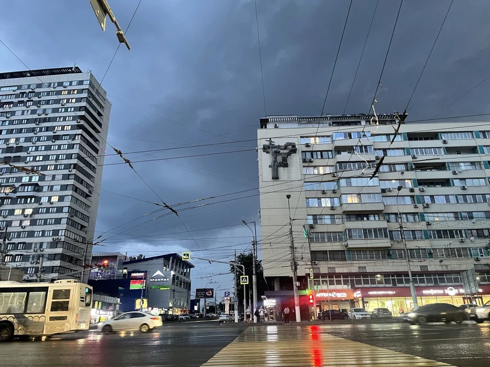 Вечером воскресенья в Волгограде ожидается сильный дождь.