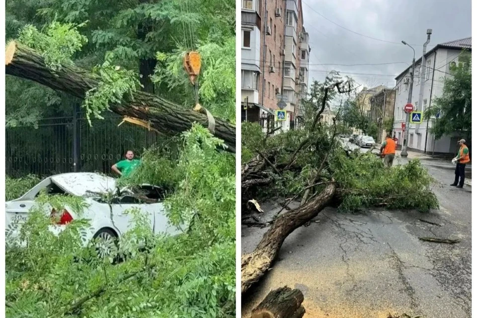 В Ростове-на-Дону 25 июля прошел мощный ураган. Фото: Александр Скрябин/Юрий Слюсарь.