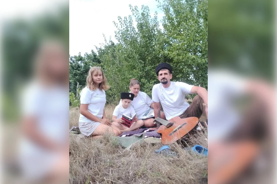 Семья Клочковых победила на всероссийском конкурсе. Фото: личный архив