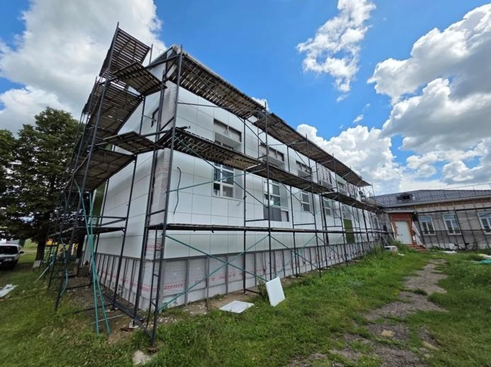Работы идут при поддержке Воронежской области. ФОТО: Министерство строительства Воронежской области