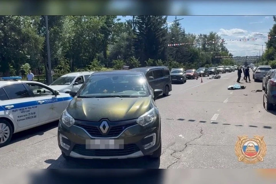 В Иркутске мотоциклист погиб в ДТП на Карла Маркса