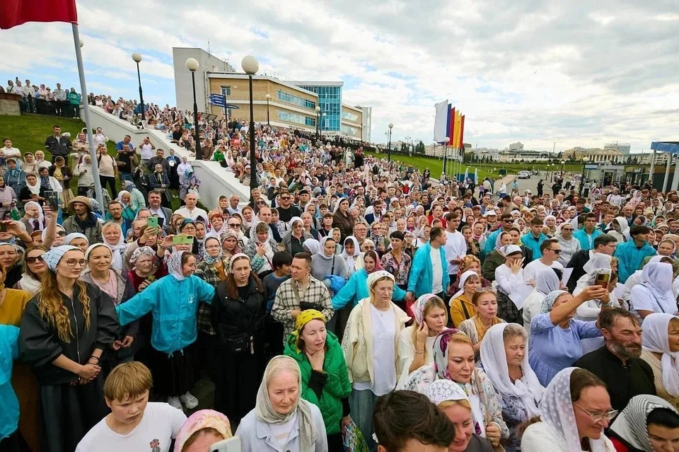 Накануне мощи побывали в Чувашии. Фото: пресс-служба Чувашской митрополии.