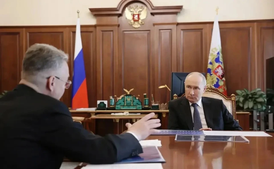 Президент России встретился с губернатором Ставрополья. Фото: сайт Кремля