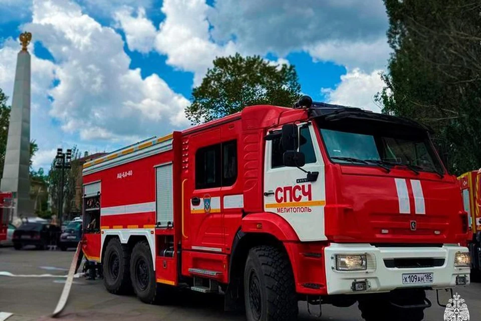 18 пожаров потушили в регионе. Фото: ГУ МЧС России по Запорожской области