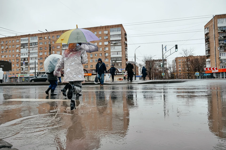 В регион приходят дожди.