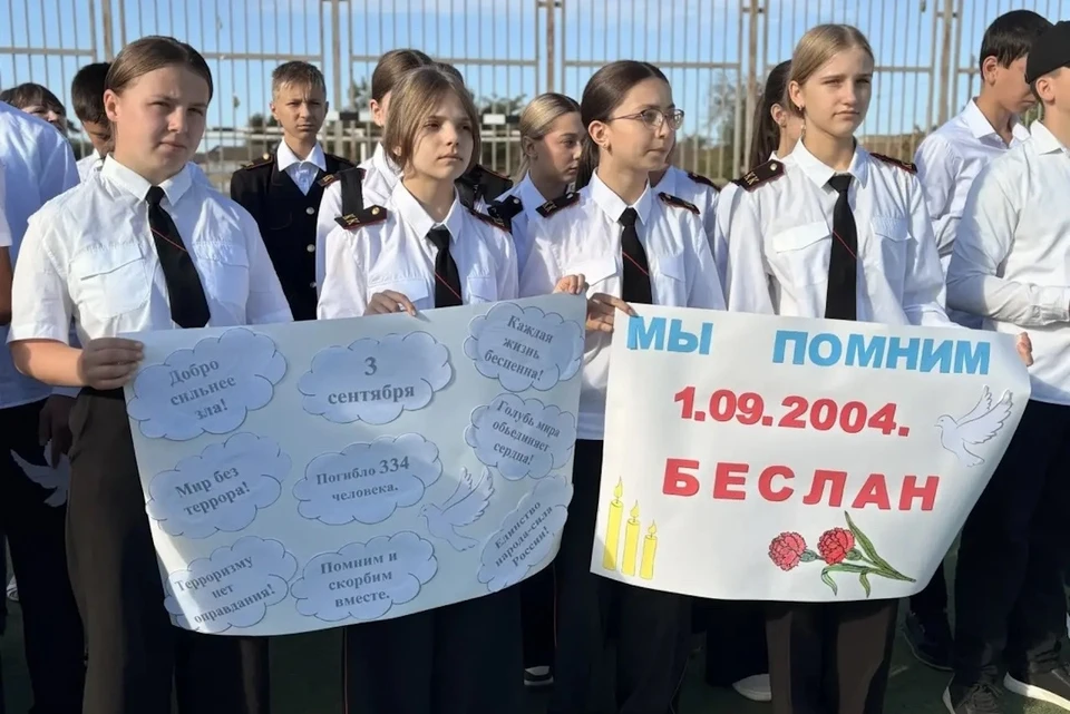 Трогательная акция «Голубь мира» в Новоселицком округе. Фото: Новоселицкий МО