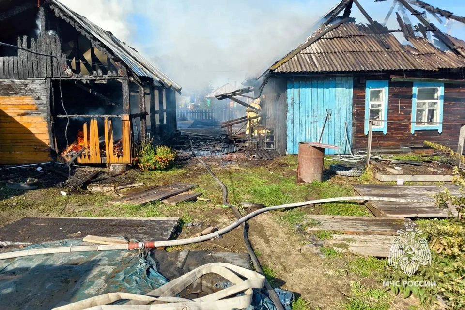 К счастью, никто не пострадал. Фото: МЧС России по Томской области