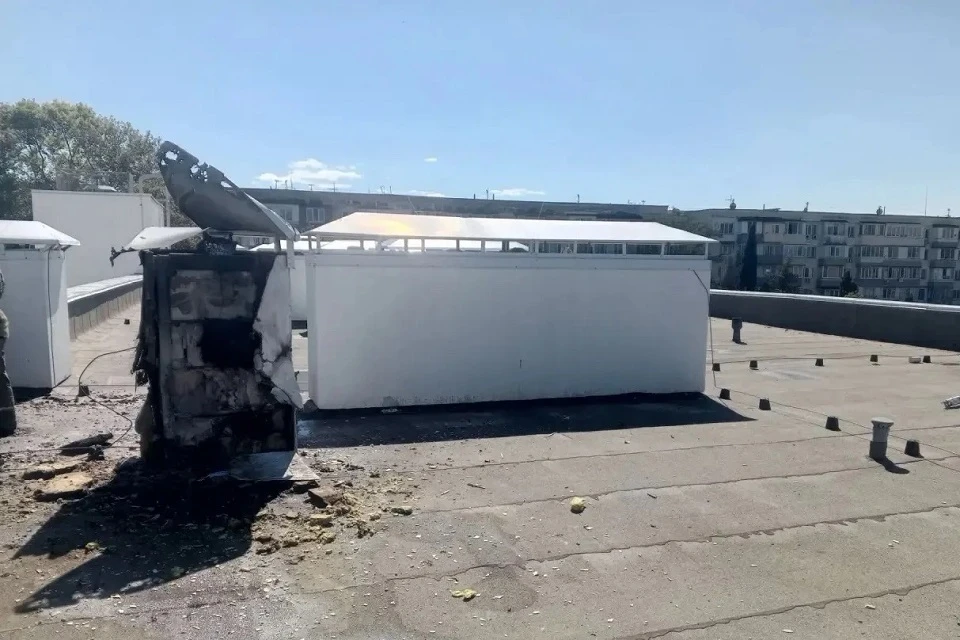 Повреждения кровли оказались незначительными. Фото: пресс-служба правительства Севастополя
