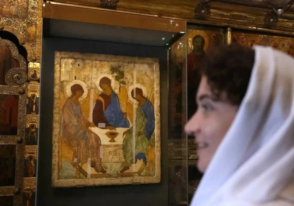 В РПЦ заявили о праве Третьяковки проверять сохранность «Троицы» Рублева. Фото: Артём Геодакян/ТАСС