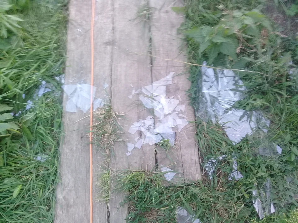 В городе Грайворон частный дом подвергся атаке дрона: повреждены фасад, остекление и забор.