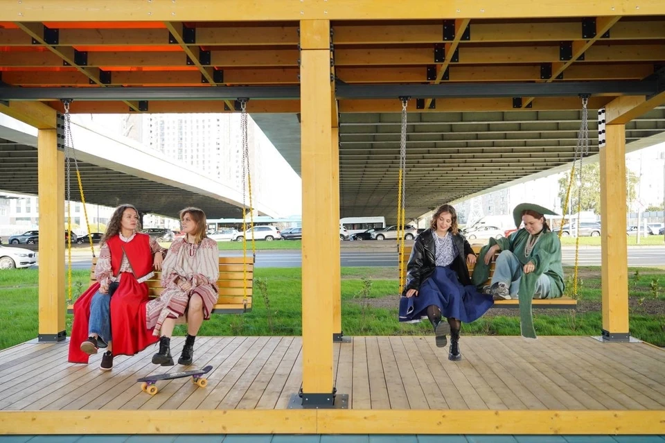 Новое место для спорта и отдыха открылось в Петербурге. Фото: t.me/a_beglov