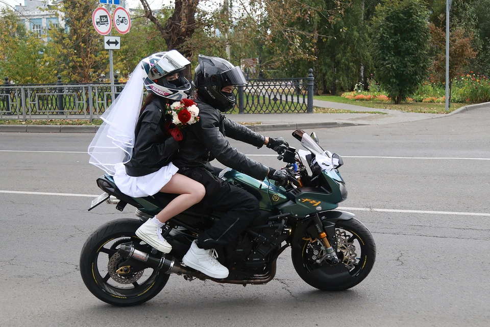 Мотосвадьба в Барнауле