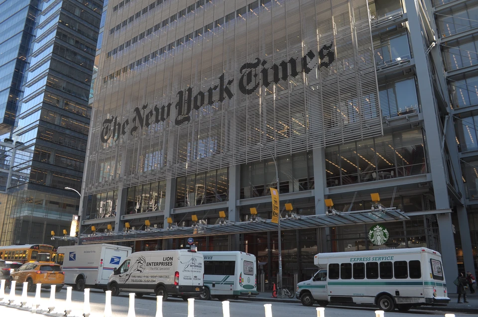 NBC News: в США застрелен топ-менеджер газеты The New York Times Маккинзи. Фото: Jimin Kim/GLOBAL LOOK PRESS