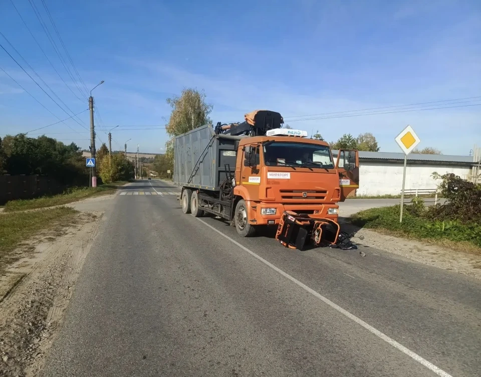 Место аварии.